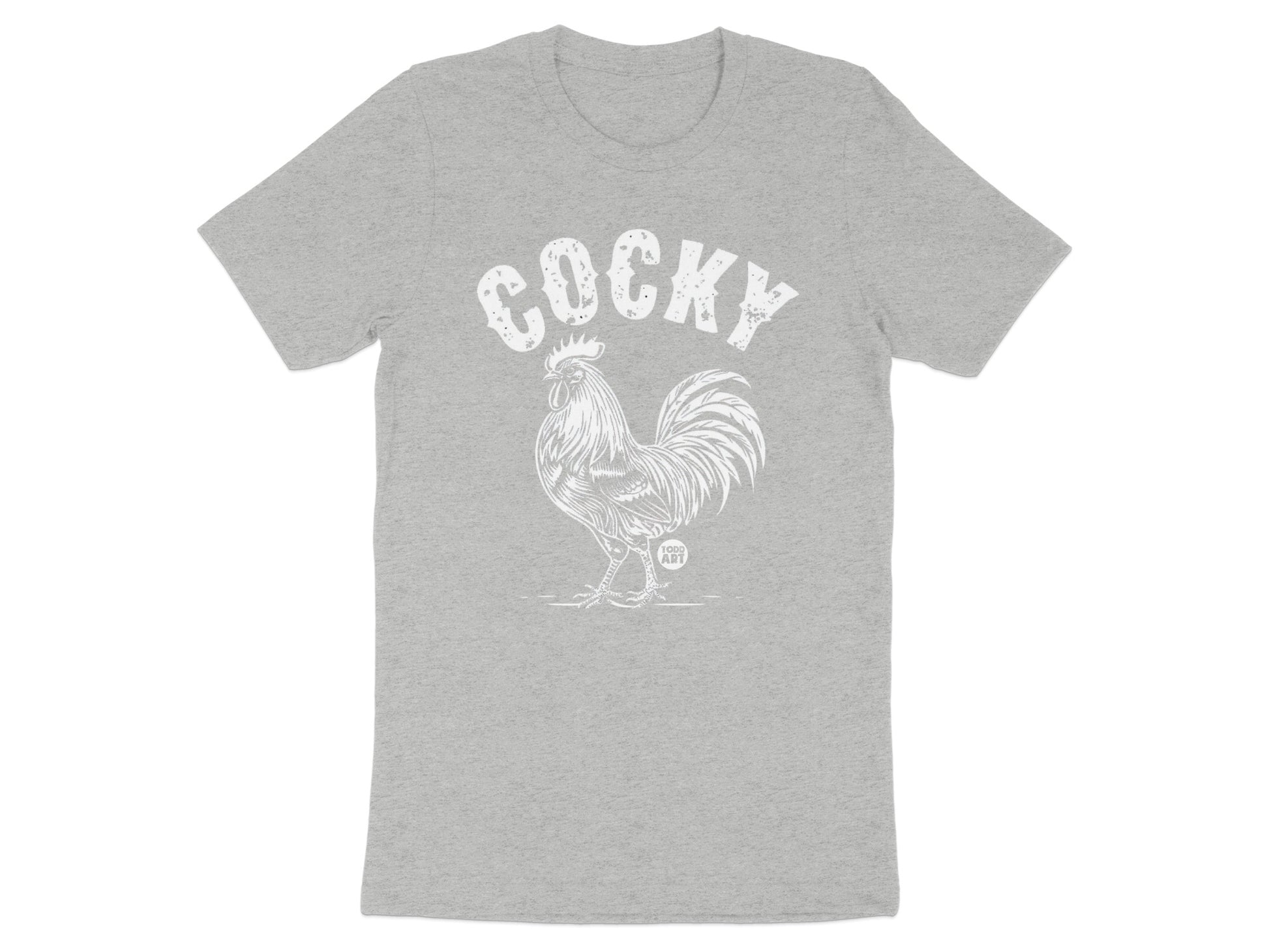 Cocky Rooster Graphic Printed Design T-shirt product
