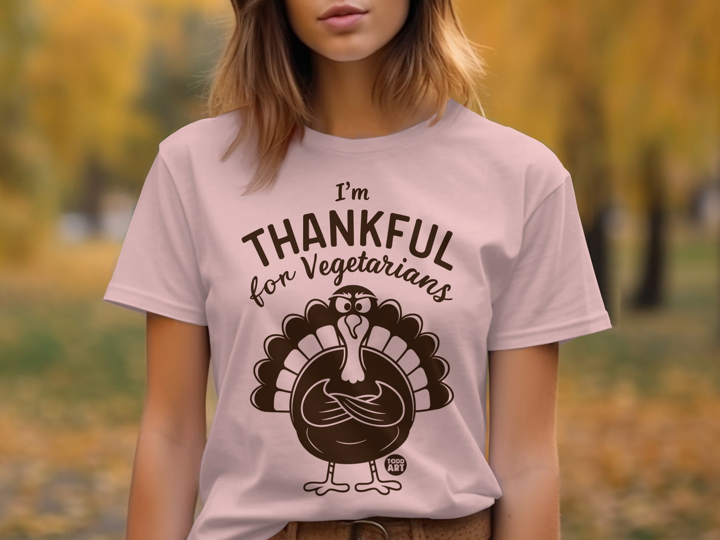 Im Thankful for Vegetarians Funny Thanksgiving Shirt