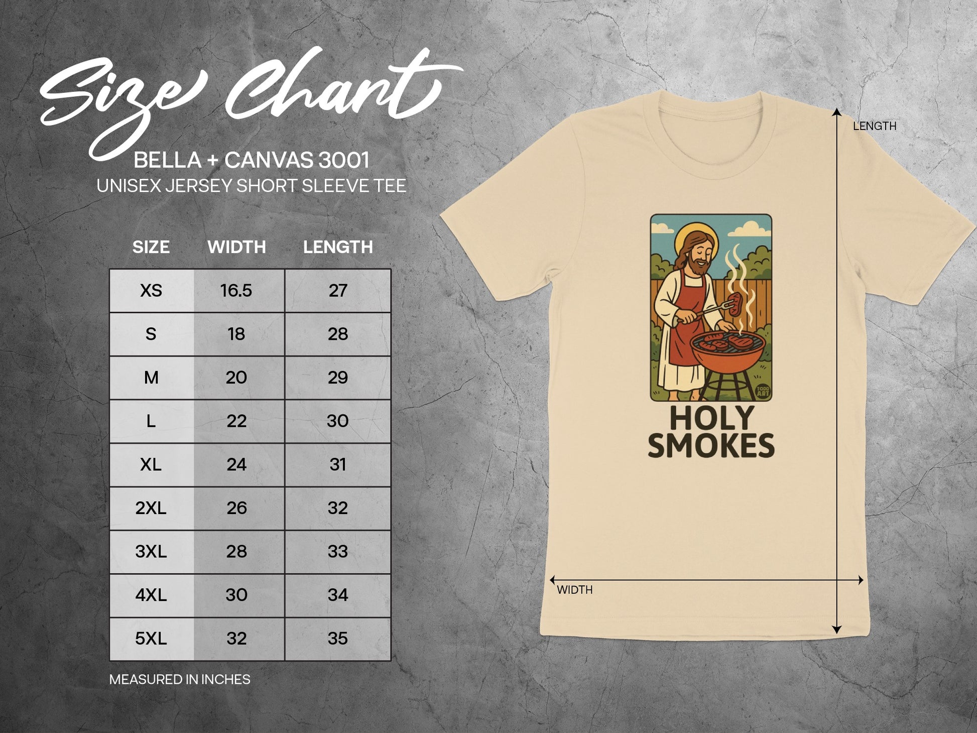 Holy Smokes Graphic Unisex Jersey Short Sleeve Tee product type