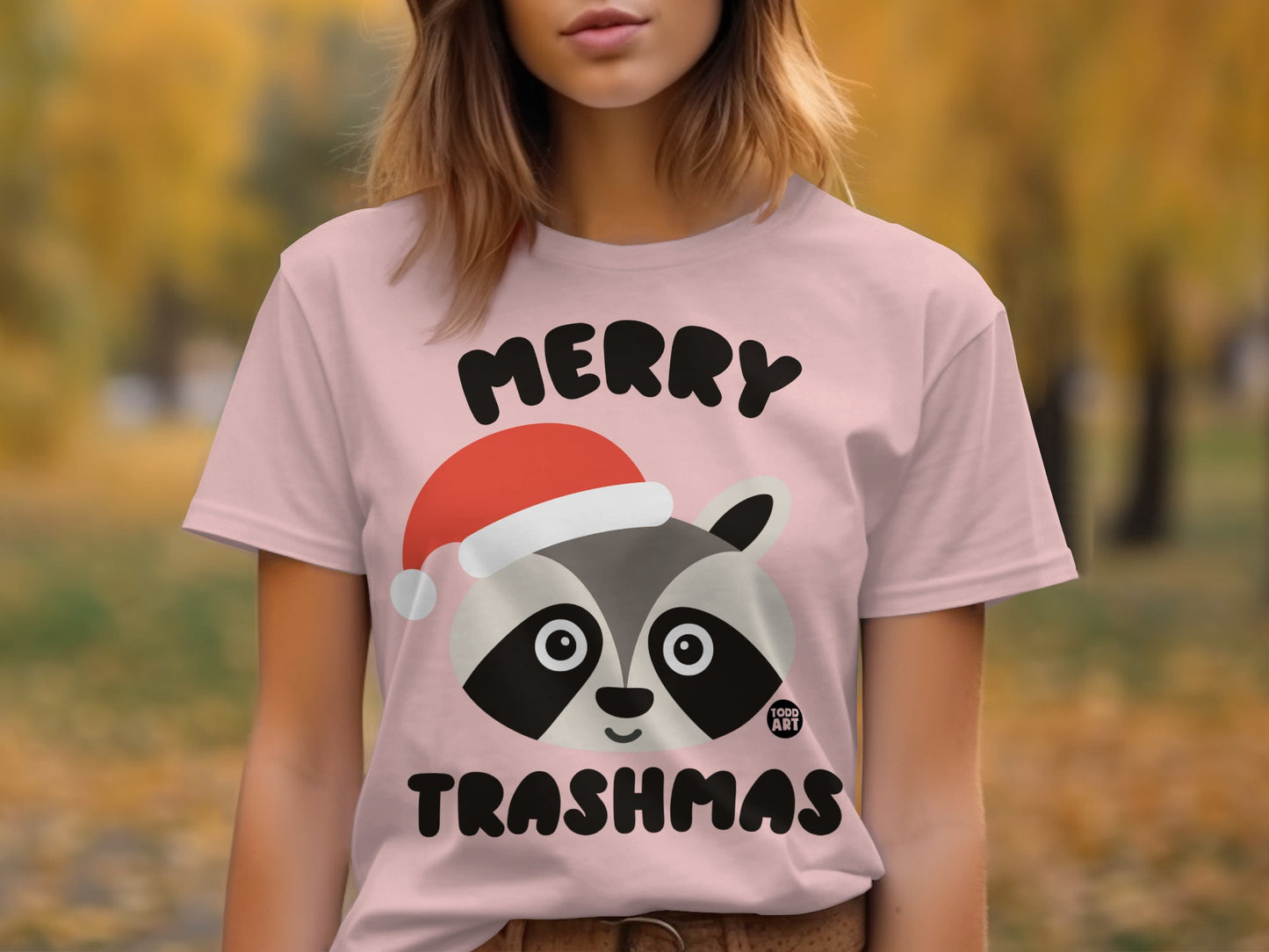 Merry Trashmas Funny Raccoon Christmas T-Shirt product