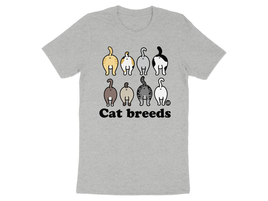 Funny Cat Breeds Graphic Illustration T-Shirt product