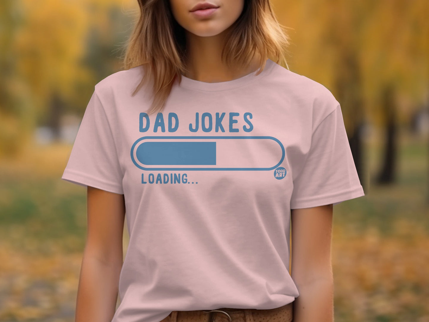 Dad Jokes Loading Graphic Tee Shirt product type
