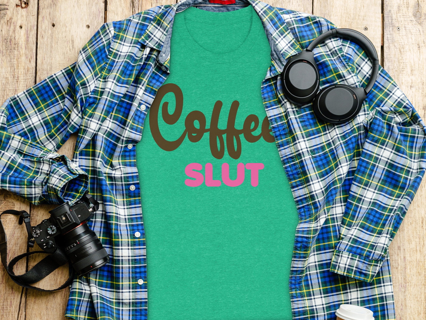 Coffee Slut Novelty and Fun Graphic Shirt product