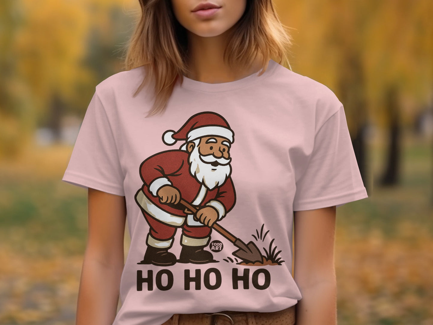 Santa Claus Ho Ho Ho Design T-Shirt product type
