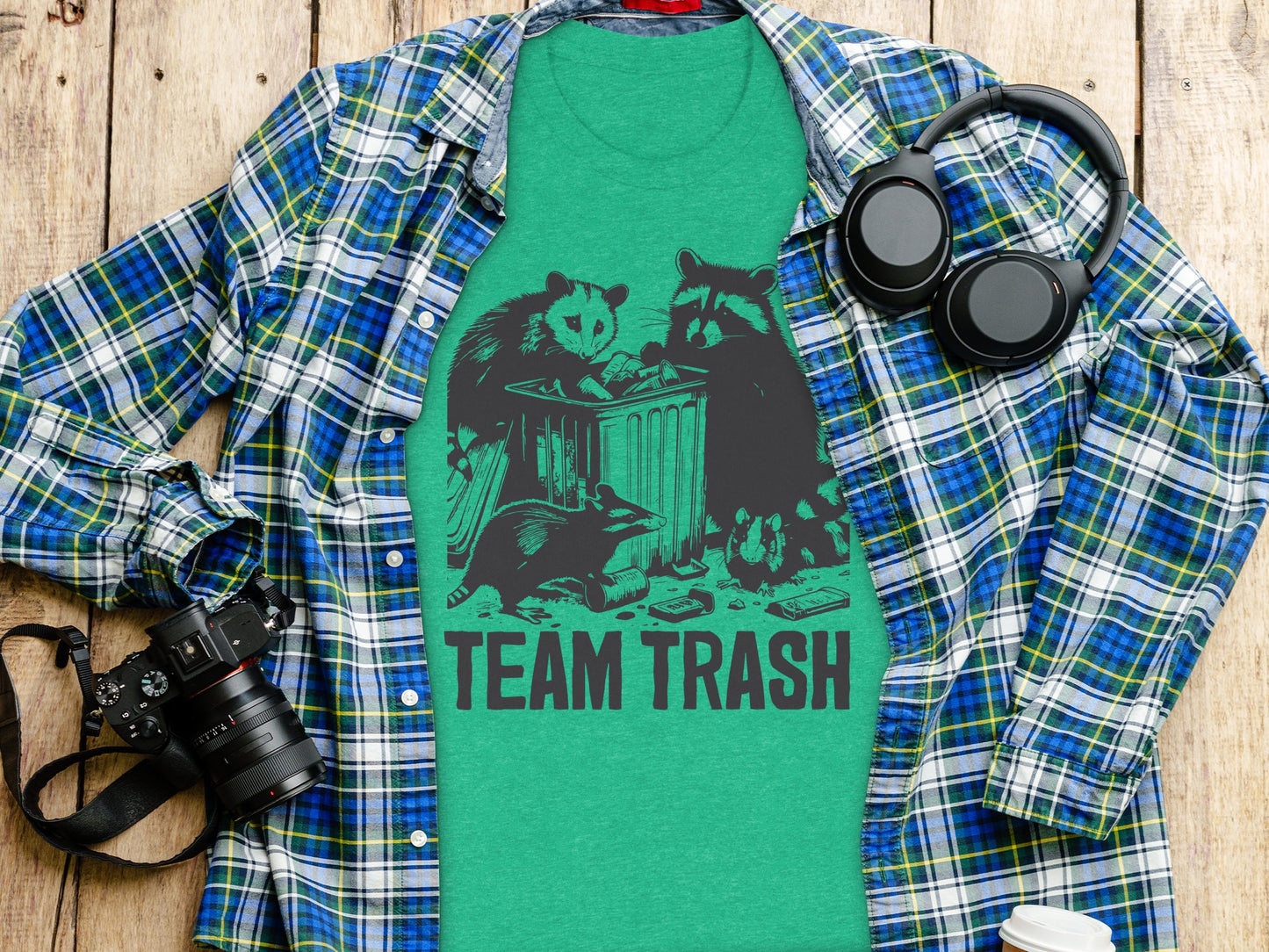 Team Trash Graphic T-Shirt for Casual Days