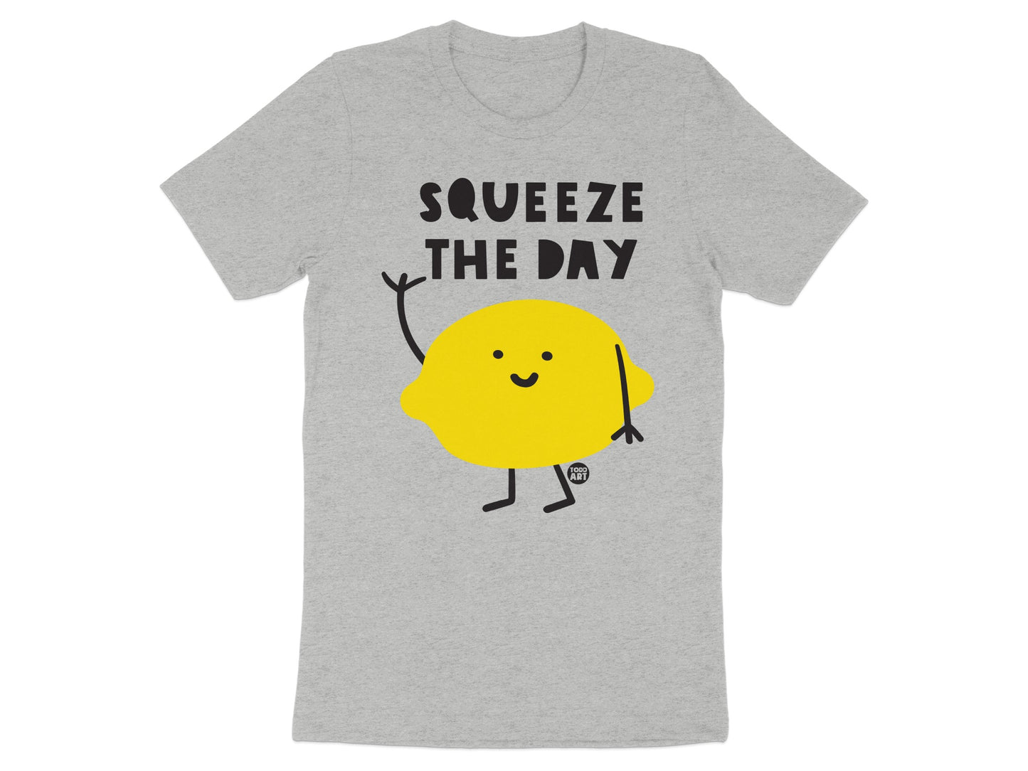 Squeeze The Day Lemon Themed Graphic T-shirt product