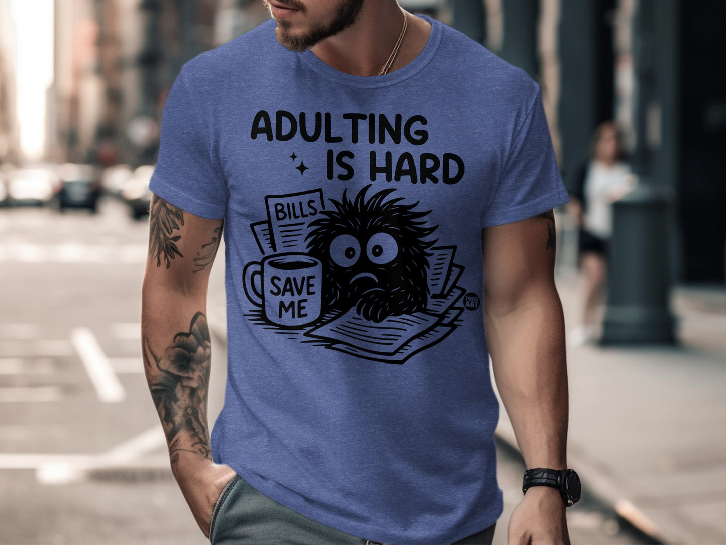 Adulting Is Hard Save Me Graphic T-Shirt product