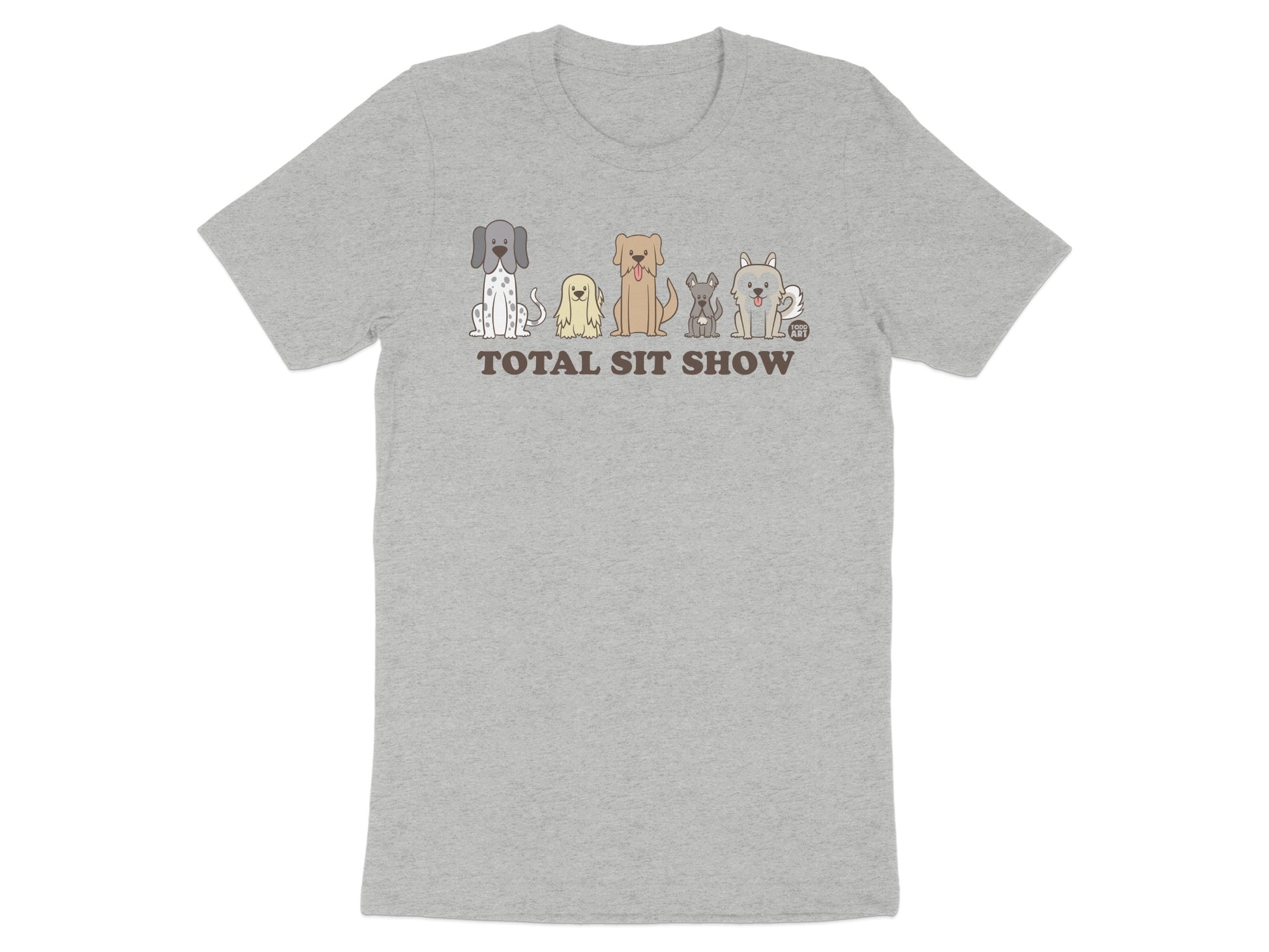 Funny Dogs Total Sit Show Graphic T-Shirt product