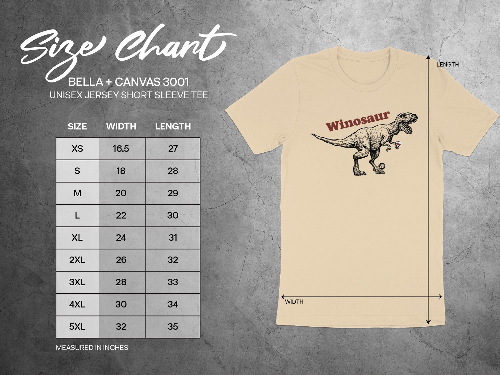 Winosaur Dinosaur Graphic Unisex Jersey Short Sleeve product