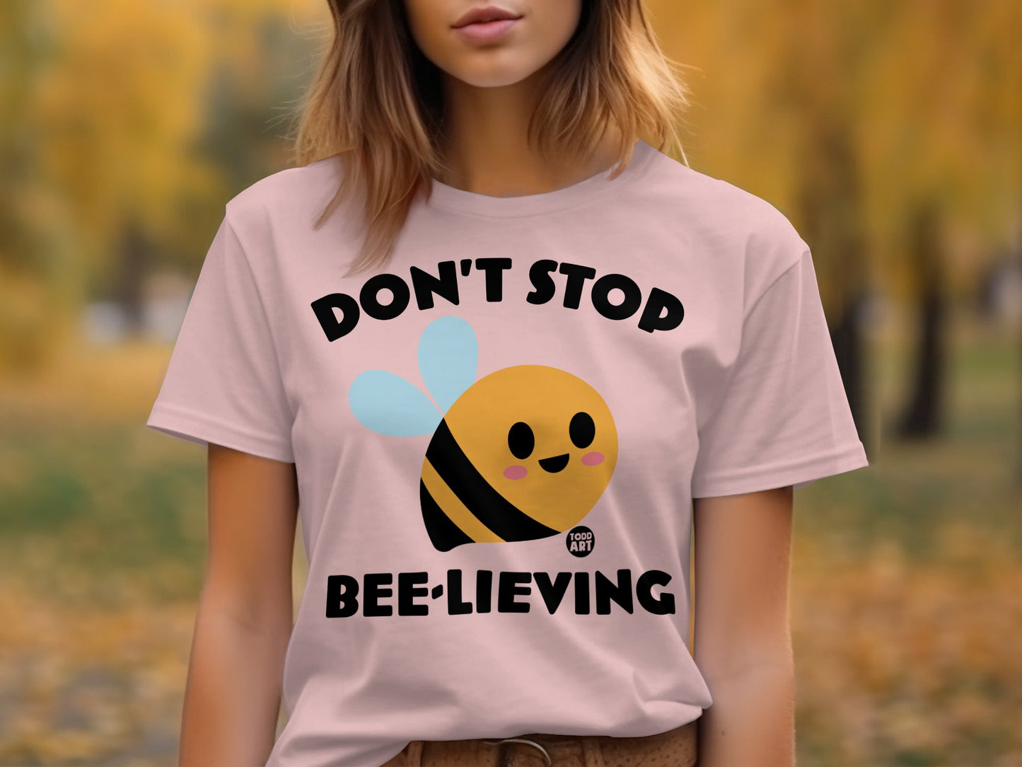 Don't Stop Bee-lieving Cute Graphic Tee product