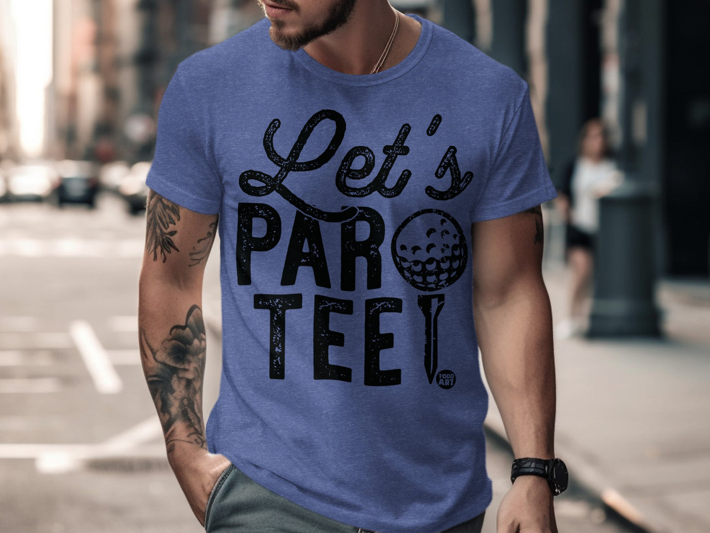 Let's Par Tee Golf Themed Casual T-Shirt product