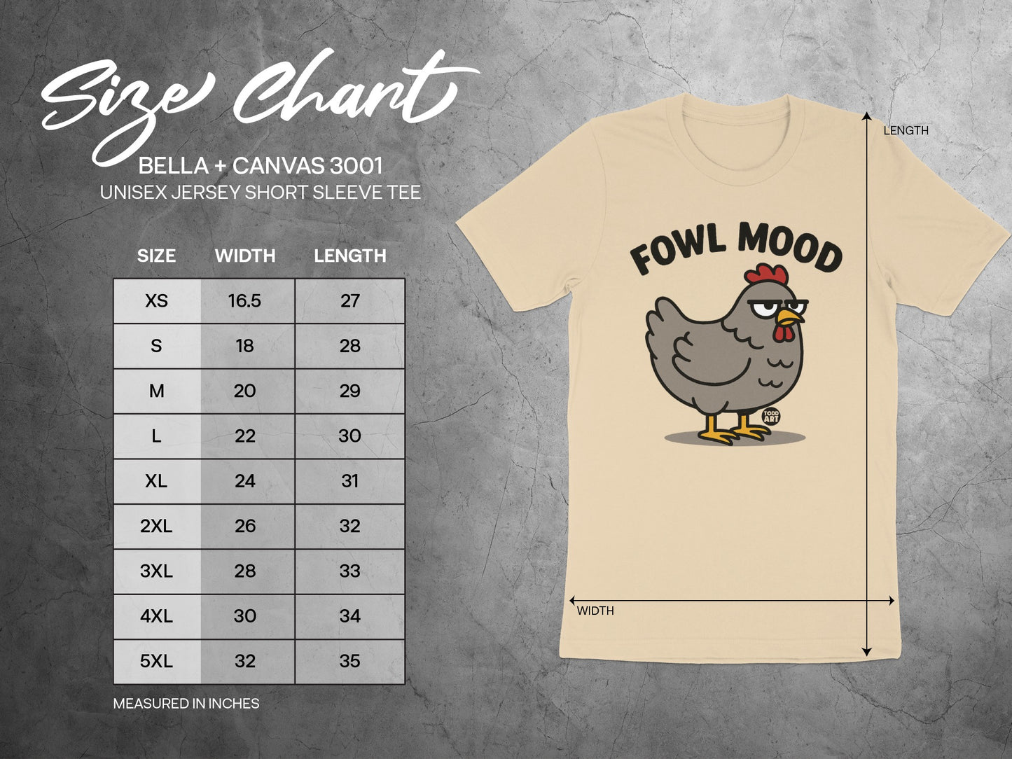 Fowl Mood Funny Chicken Graphic Tee product
