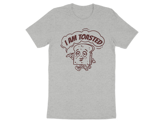 I Am Toasted Funny Cartoon Graphic Shirt product