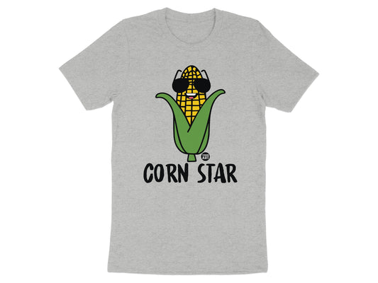 Corn Star Fun Graphic Short Sleeve T-Shirt