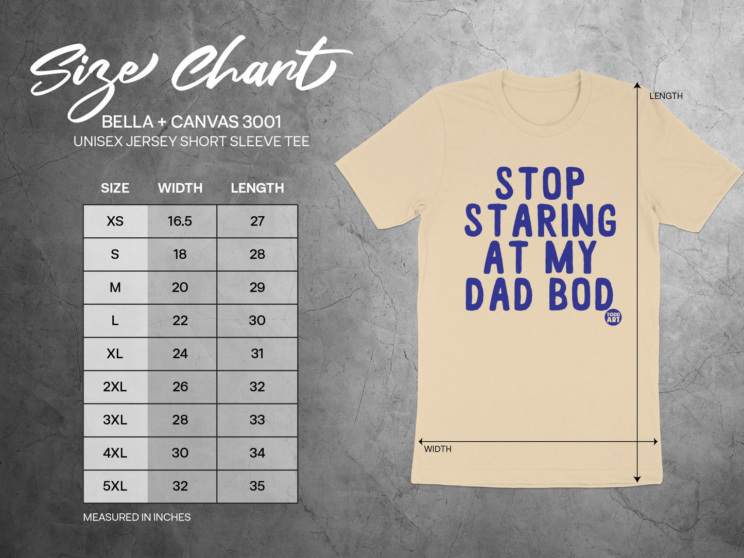 Stop Staring at My Dad Bod Unisex Short Sleeve Tee product