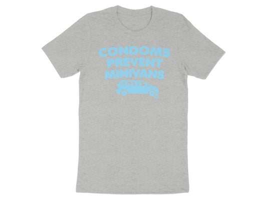 Condoms Prevent Minivans Graphic T-shirt product type