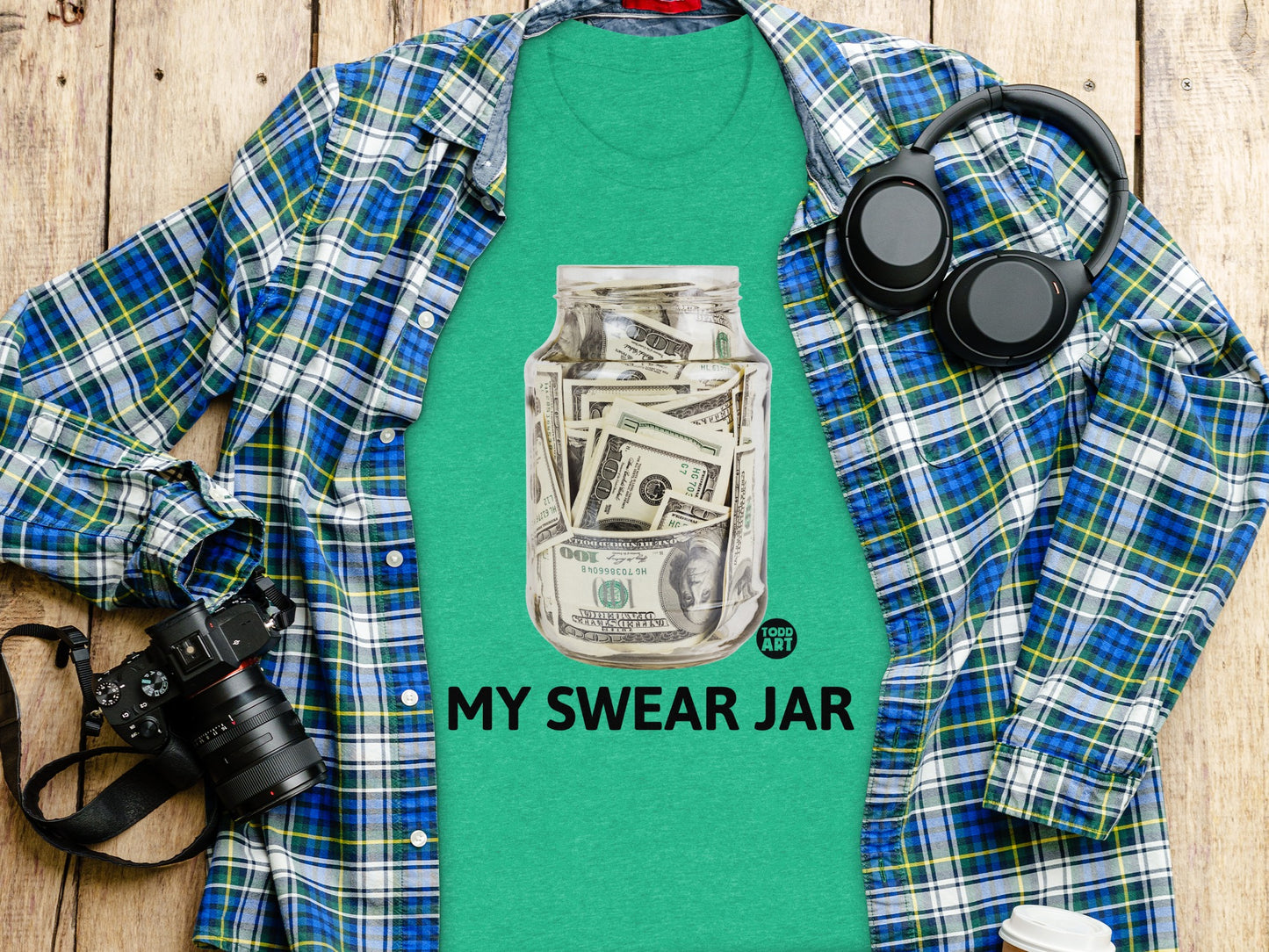 My Swear Jar Graphic Printed T-Shirt product