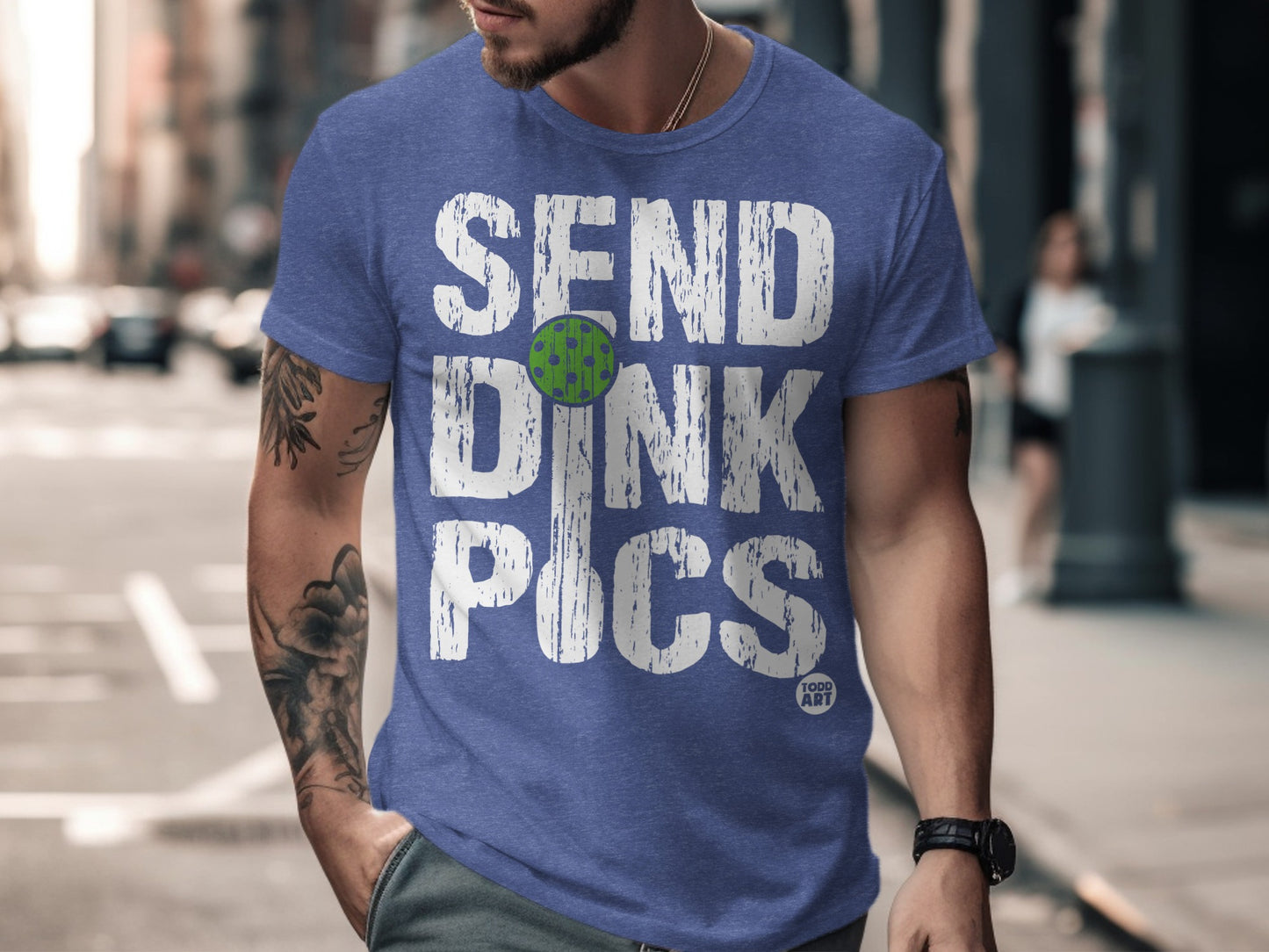 Send Dink Pics Printed Casual Men's T-Shirt