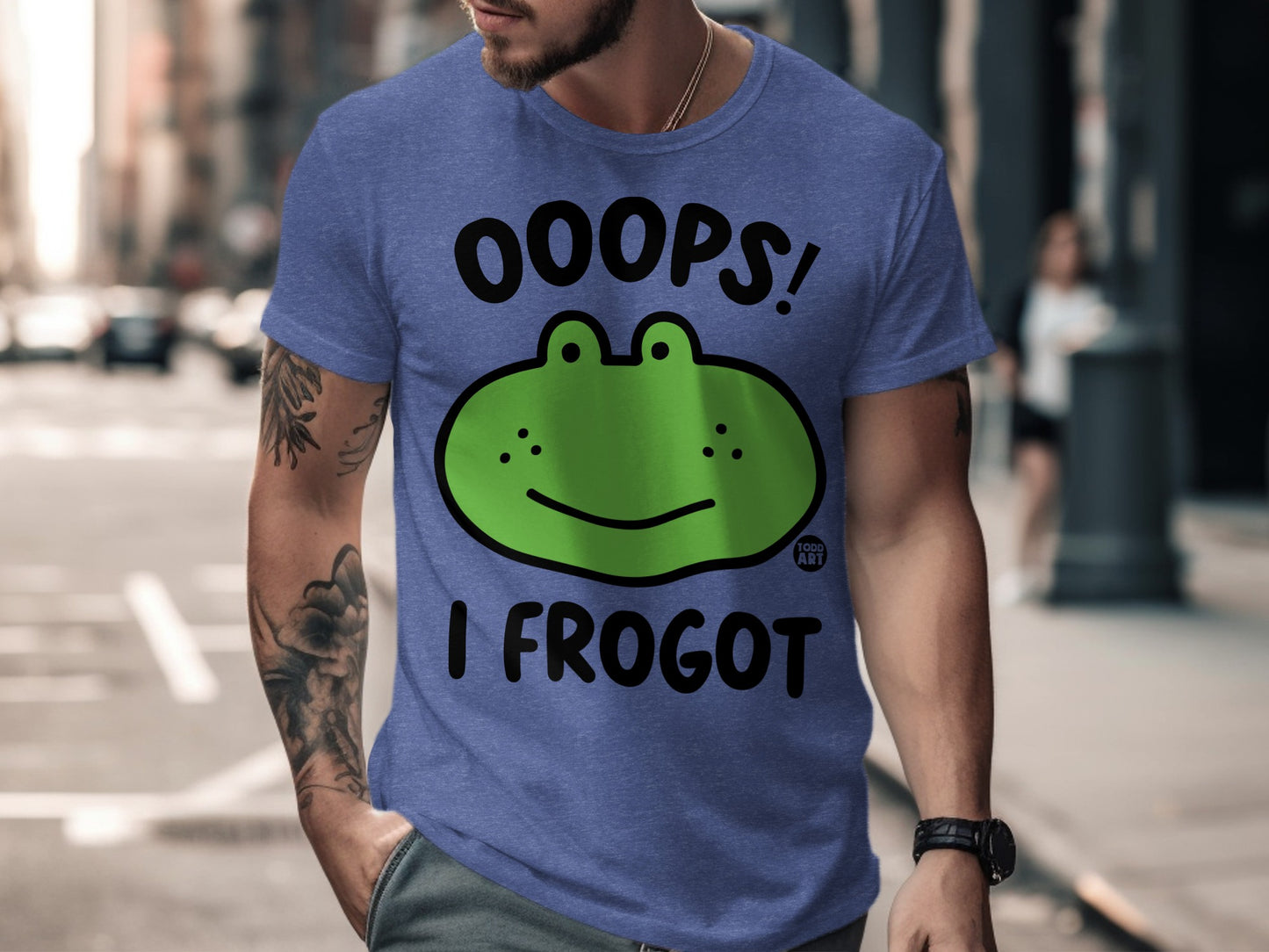 Ooops I Frogot Funny Graphic T-Shirt Product