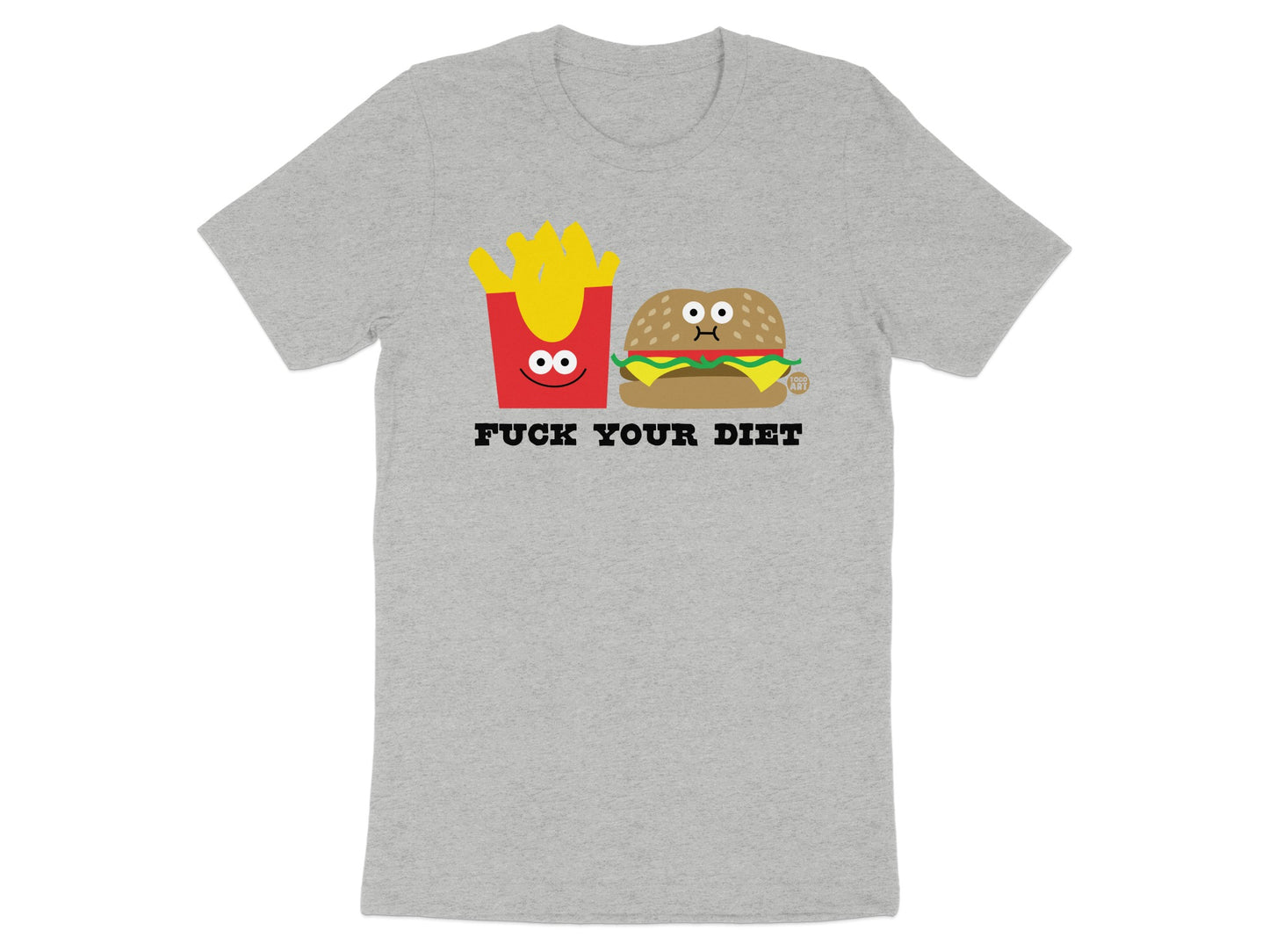 Funny Burger and Fries Diet T-shirt product