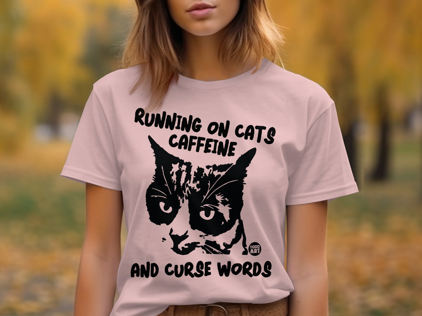Running on Cats Caffeine and Curse Words product type