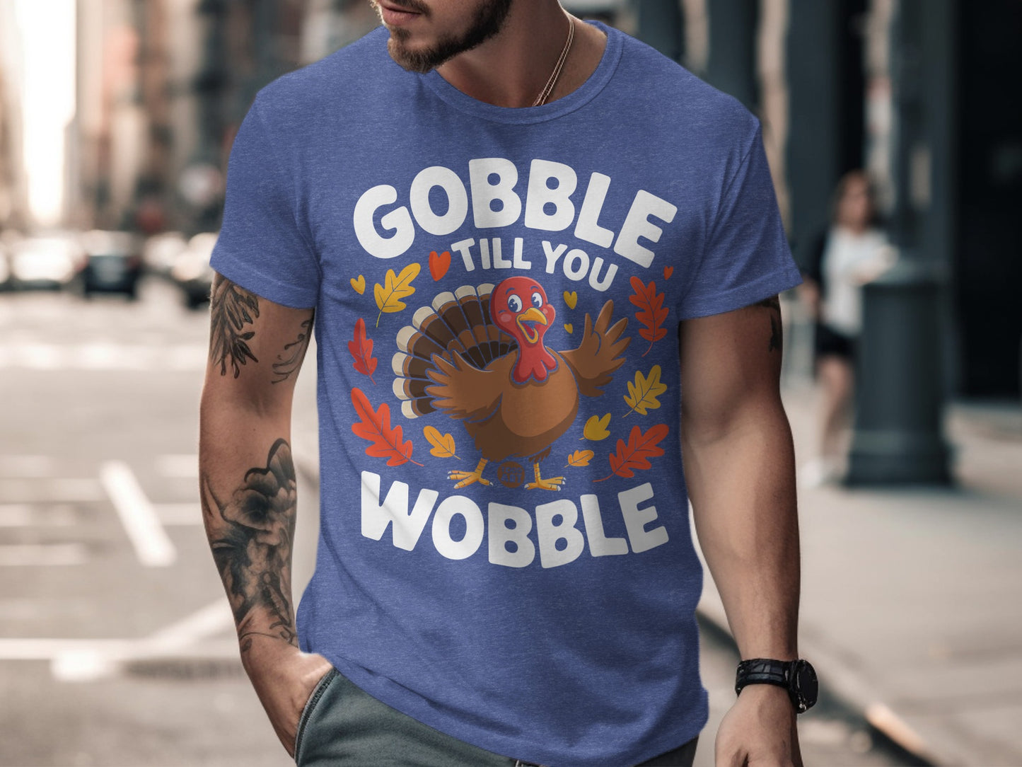 Gobble Till You Wobble Thanksgiving Shirt Product