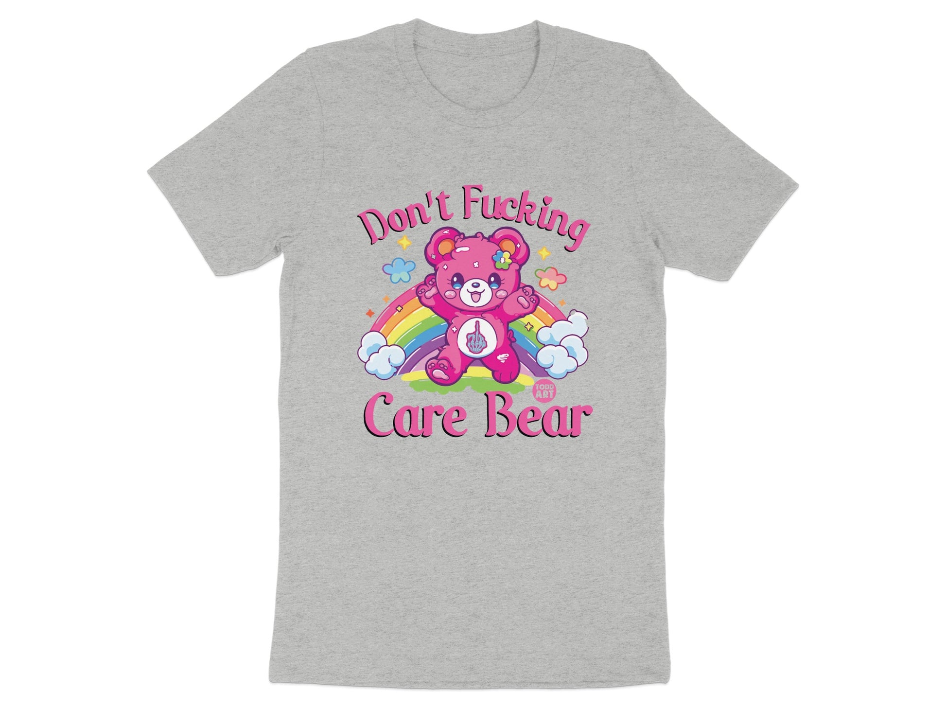 Don't F***ing Care Bear Graphic T-Shirt product