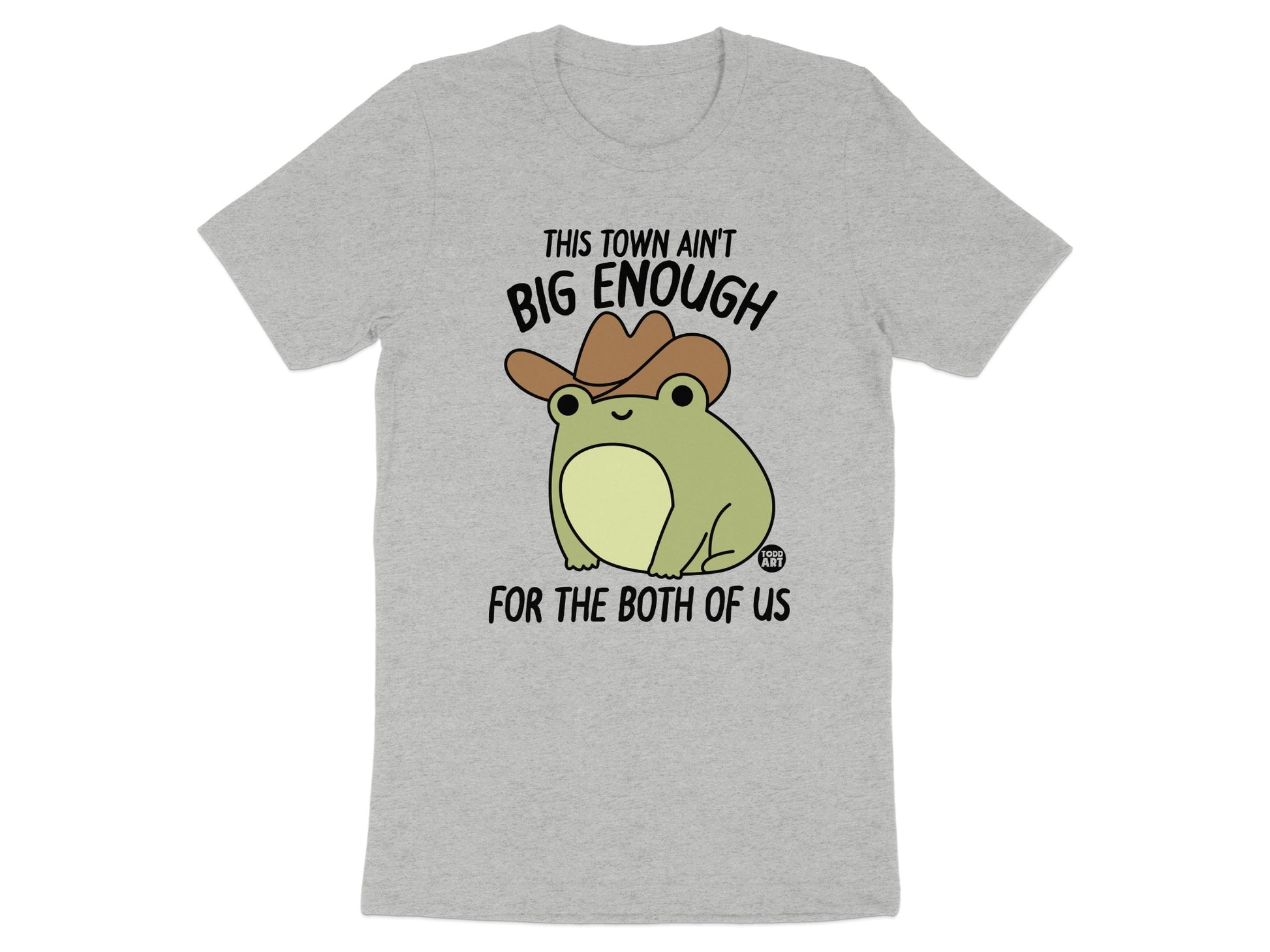 This Town Ain't Big Enough Frog Design T-shirt product