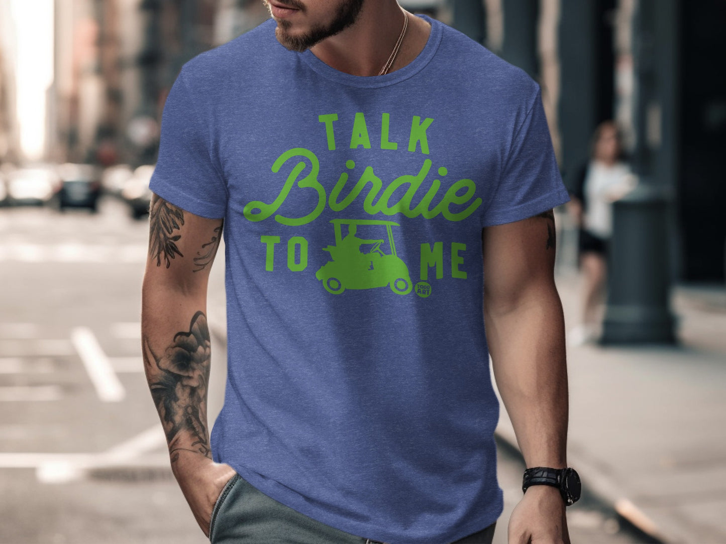 Talk Birdie To Me Golf Themed T-Shirt