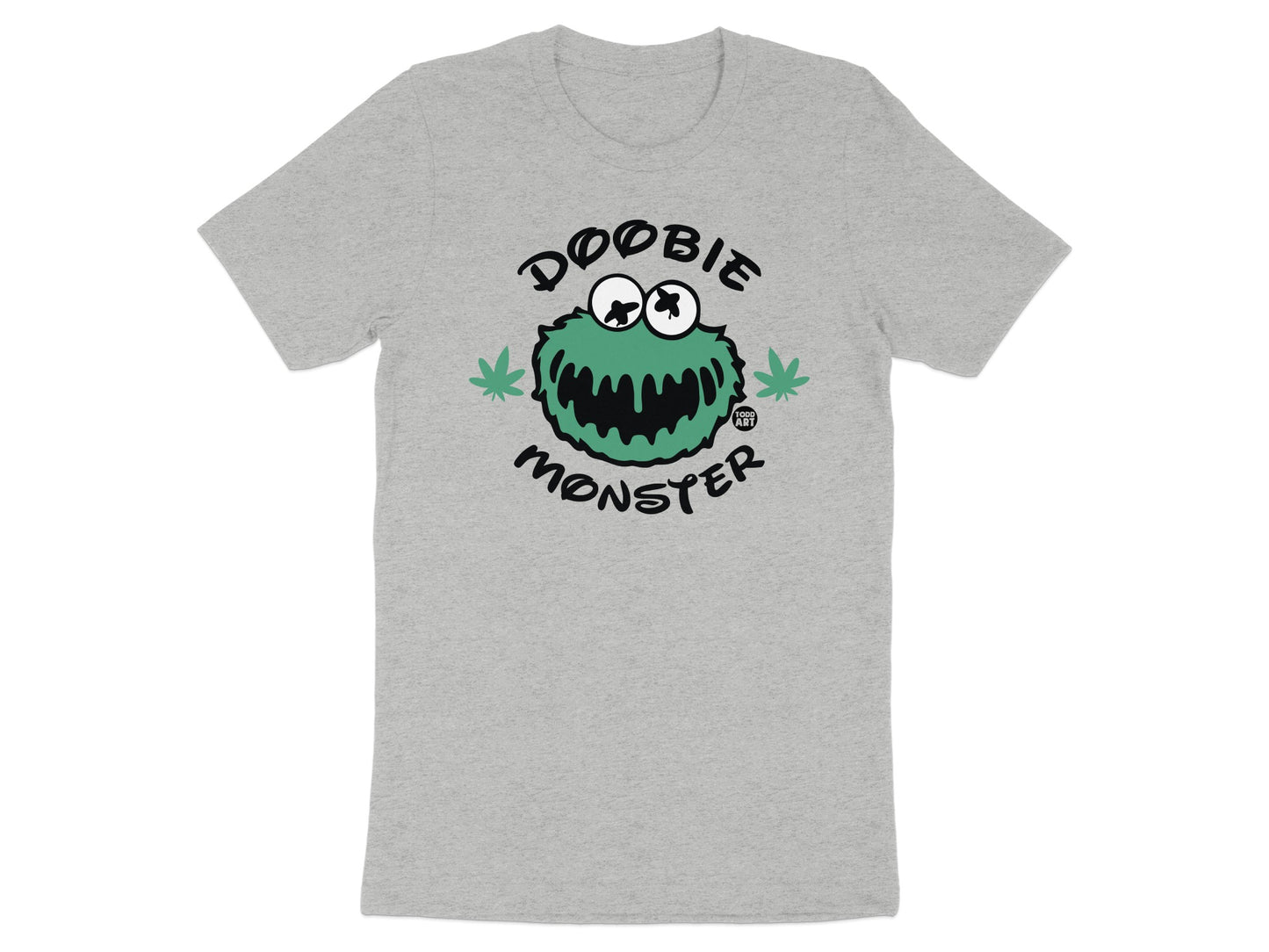 Doobie Monster Graphic Funny Novelty T-shirt