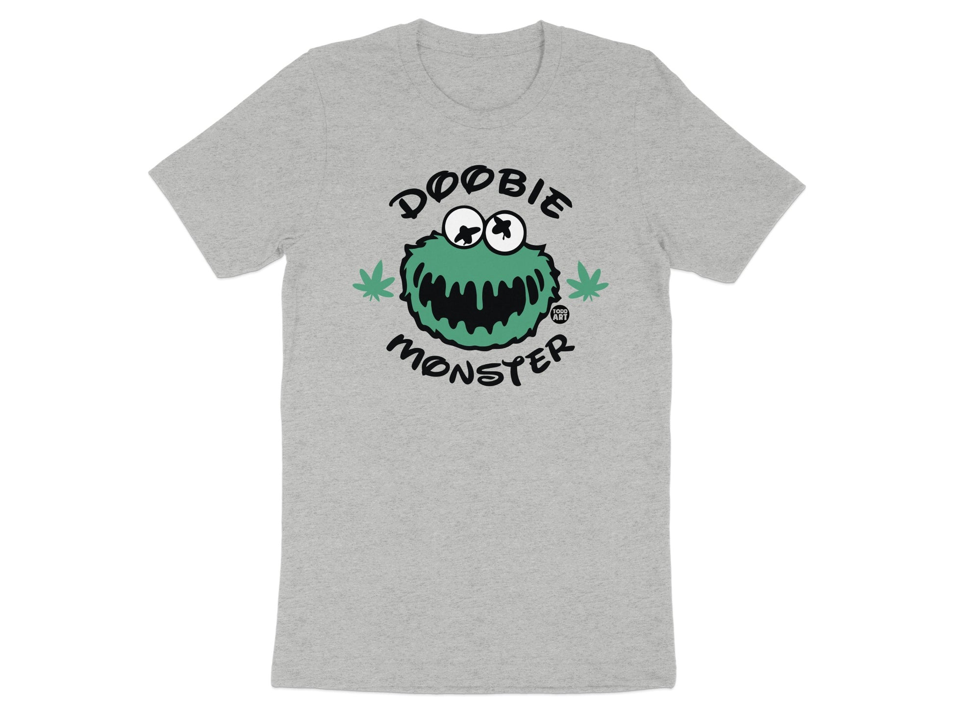 Doobie Monster Graphic Funny Novelty T-shirt