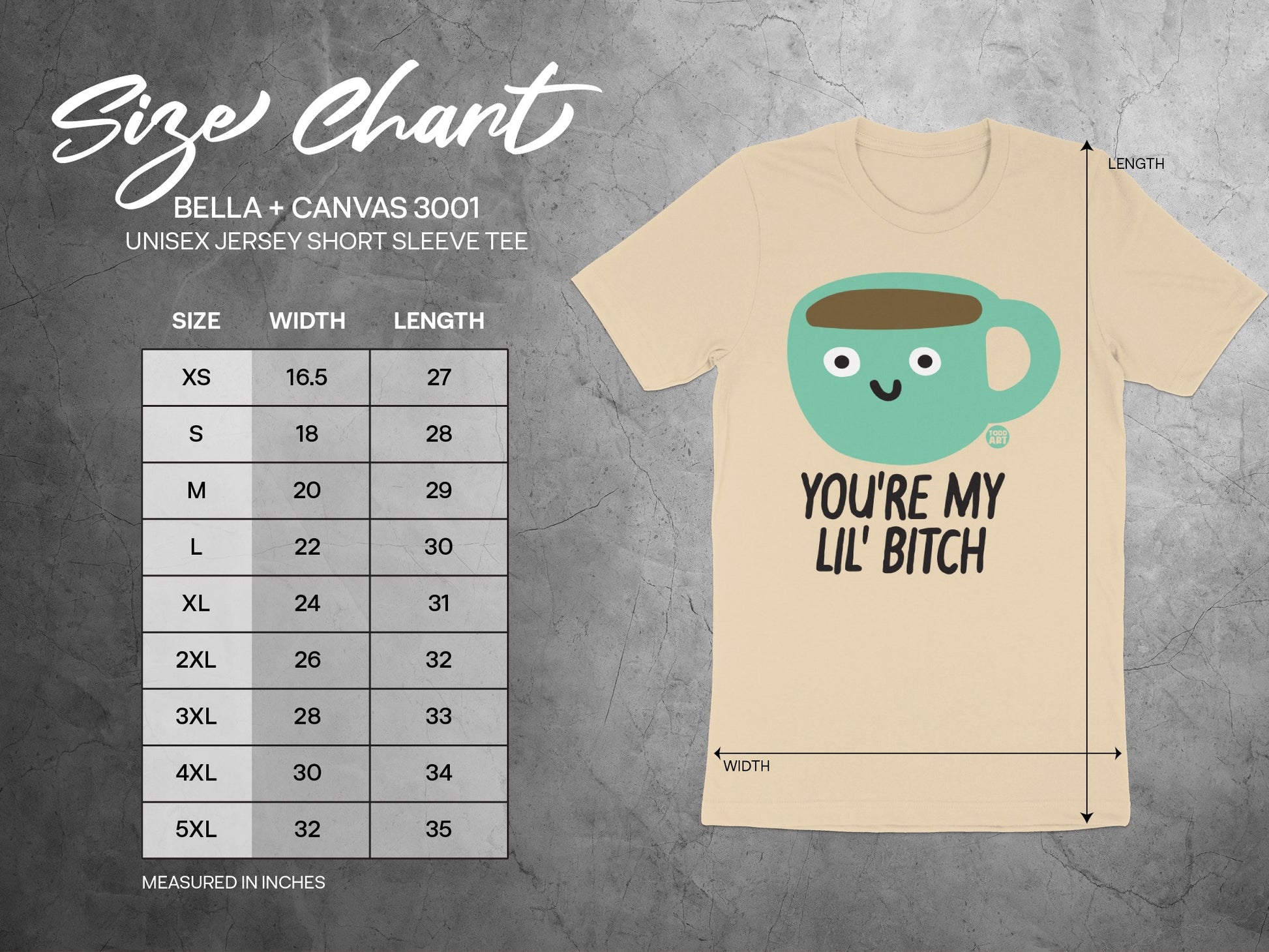 You're My Lil' Bitch Unisex Jersey Short Sleeve Tee product
