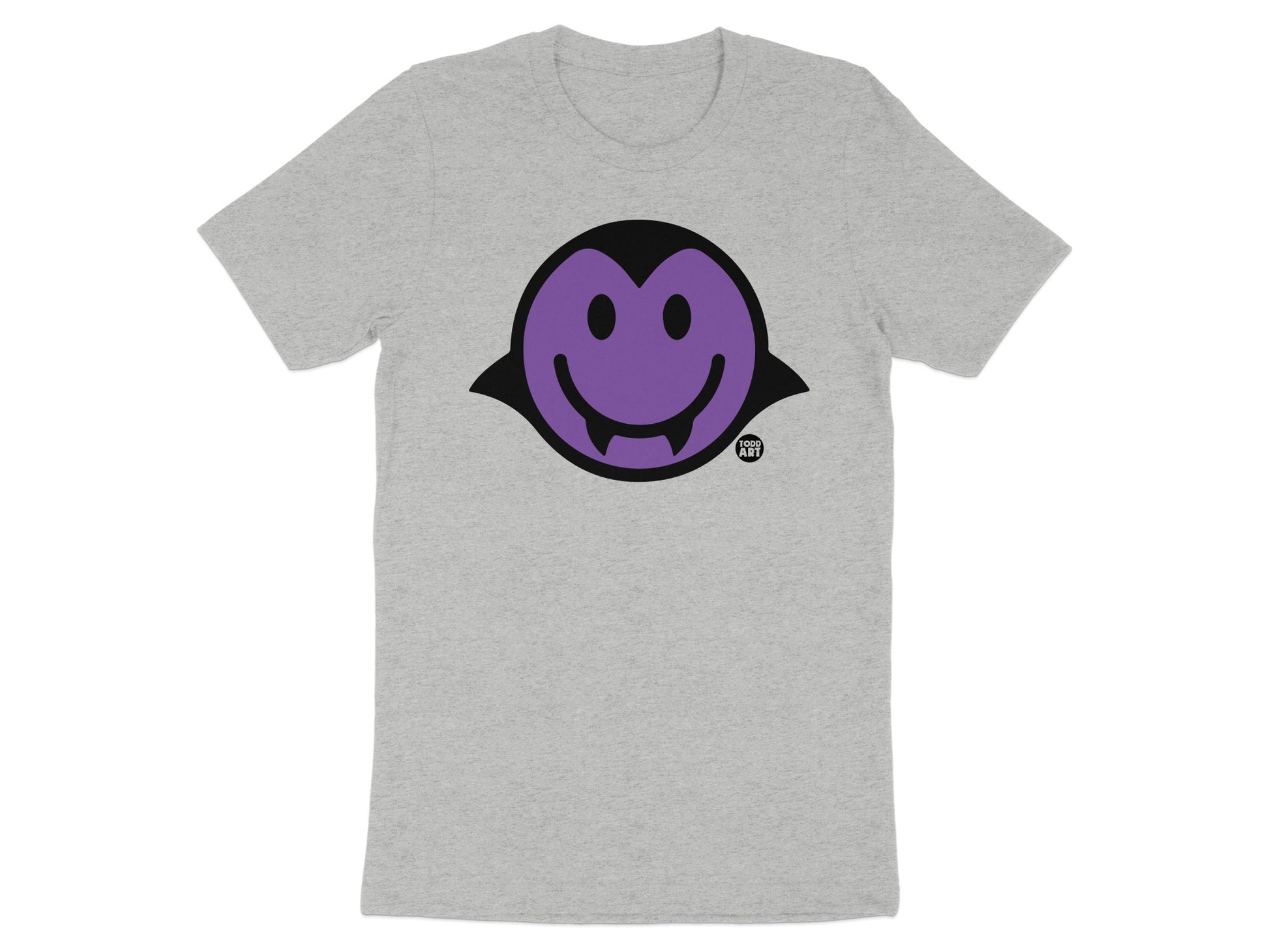 Purple Smiling Vampire Graphic T-Shirt product type