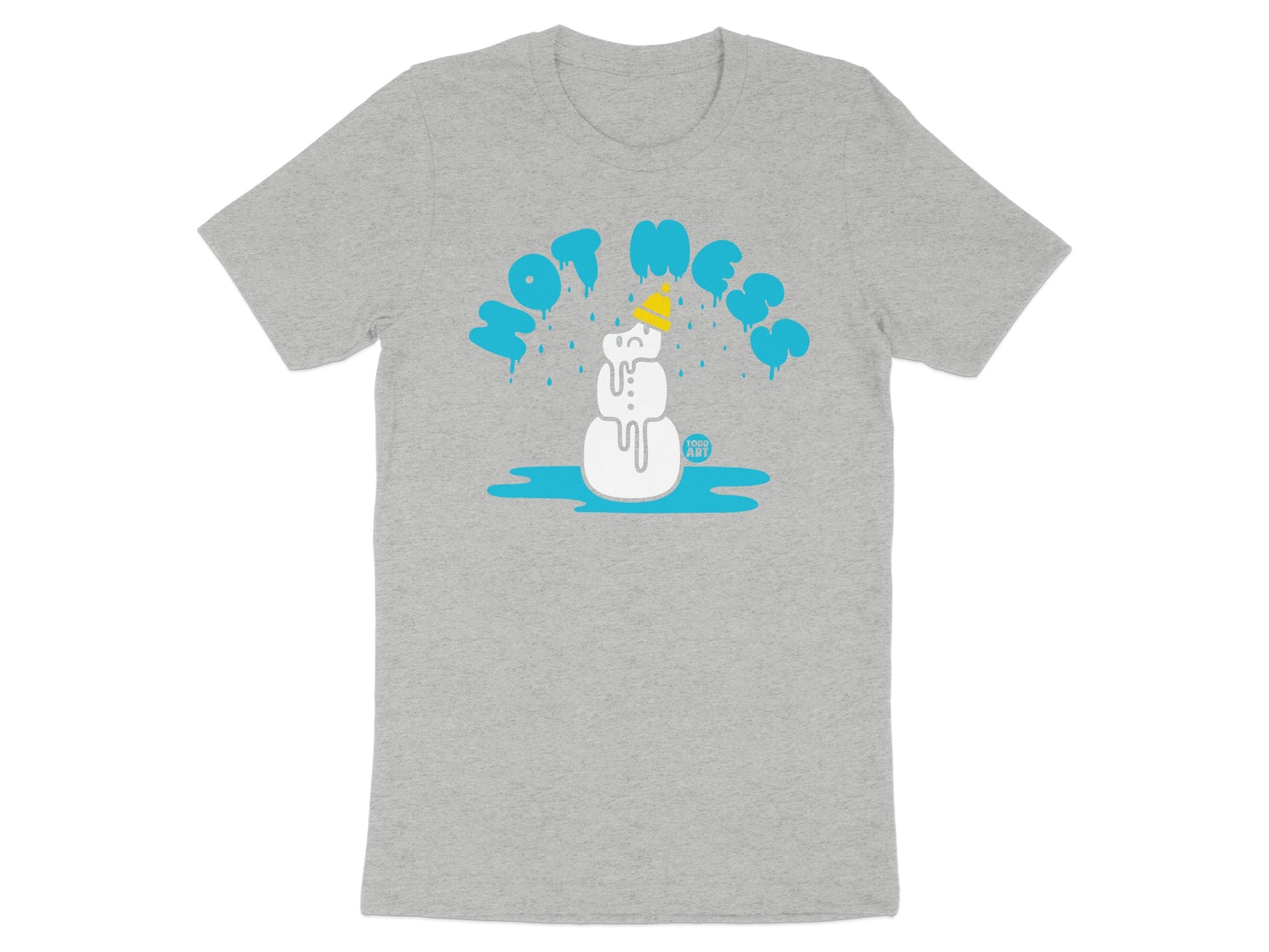 Funny Hot Mess T-shirt Cute Snowman Graphic Shirt product