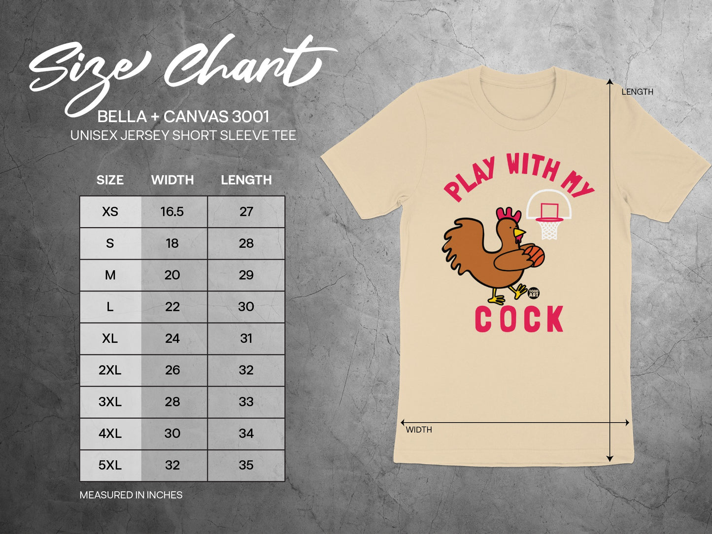 Play With My Cock Basketball Unisex Short Sleeve Tee product