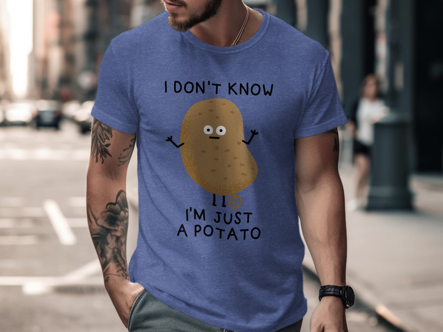 I Don't Know I'm Just a Potato Funny T-Shirt