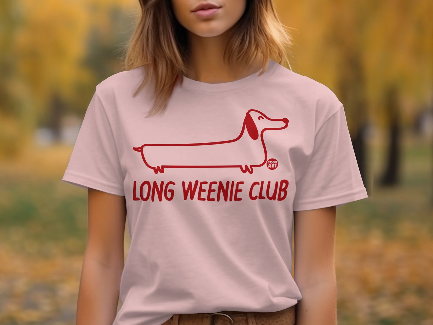 Long Weenie Club Graphic Tee for Dachshund Lovers product