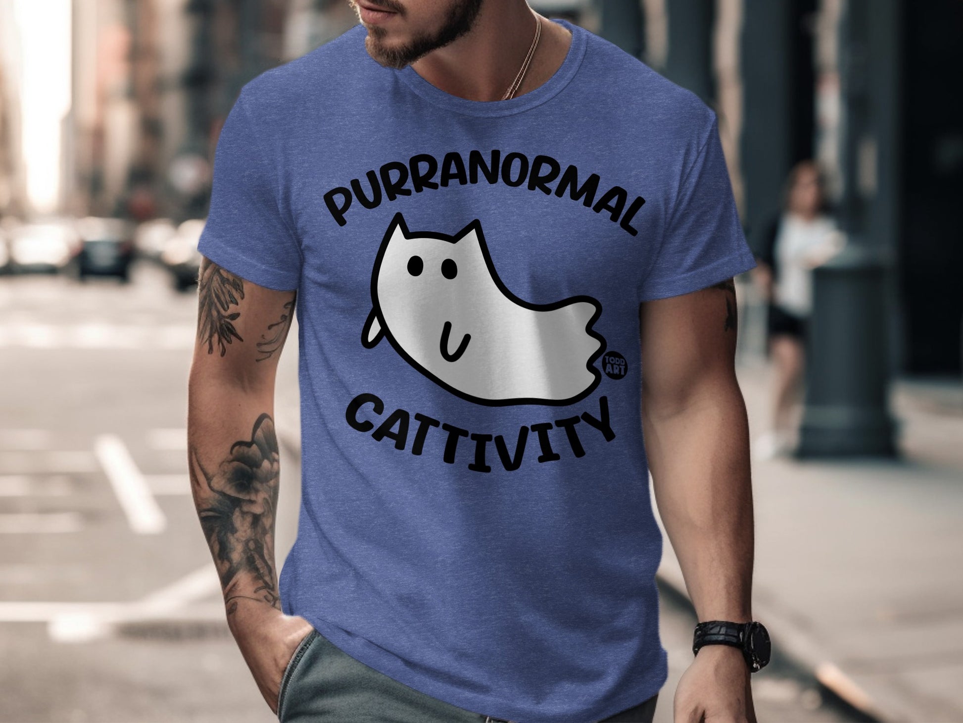 Purranormal Cativity Graphic Cute Design Fun Shirt product