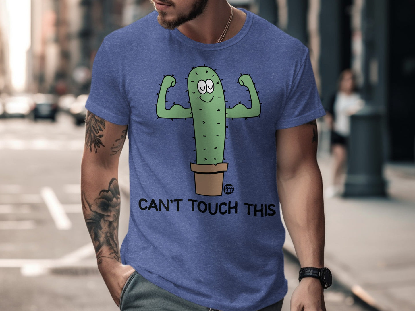 Can't Touch This Fun Cactus Graphic T-Shirt product