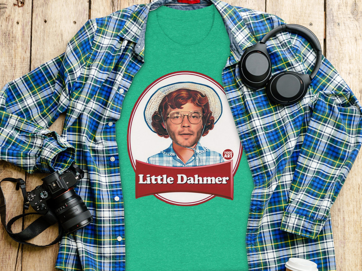 Stylish Little Dahmer Graphic Print T-shirt