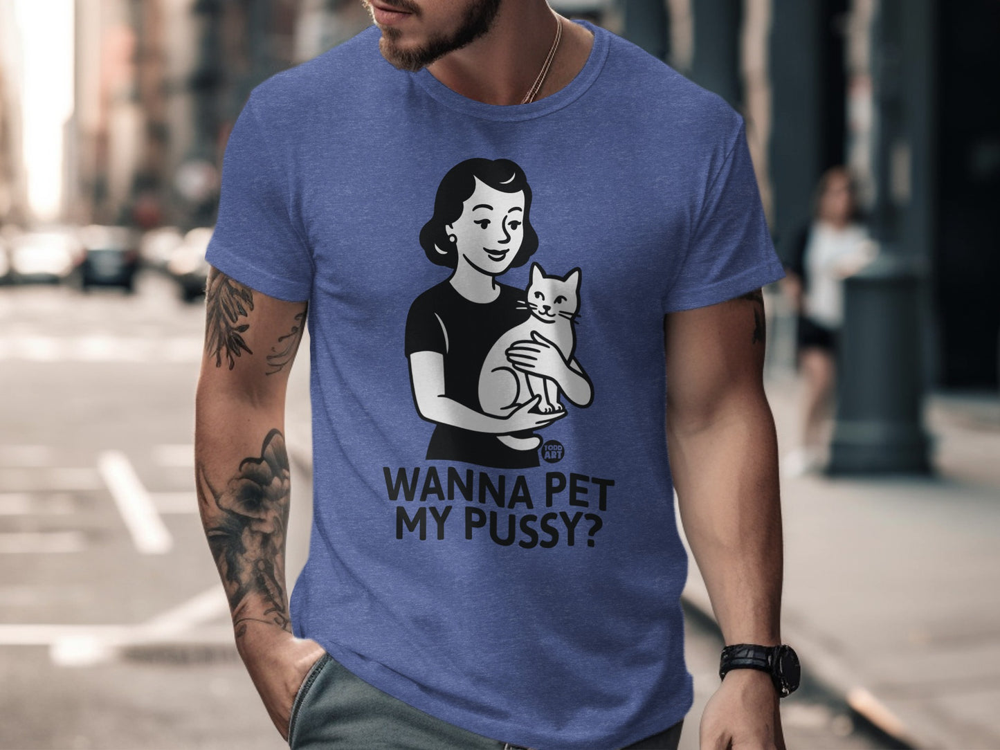Wanna Pet My Pussy Graphic T Shirt product