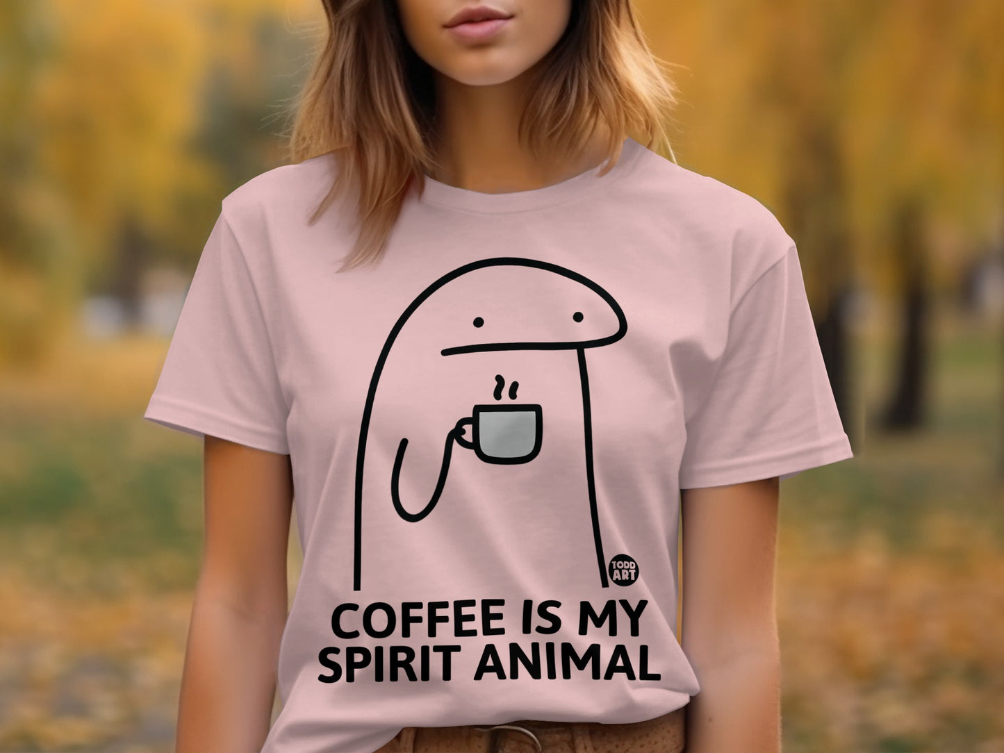 Coffee Is My Spirit Animal Graphic T-shirt product type