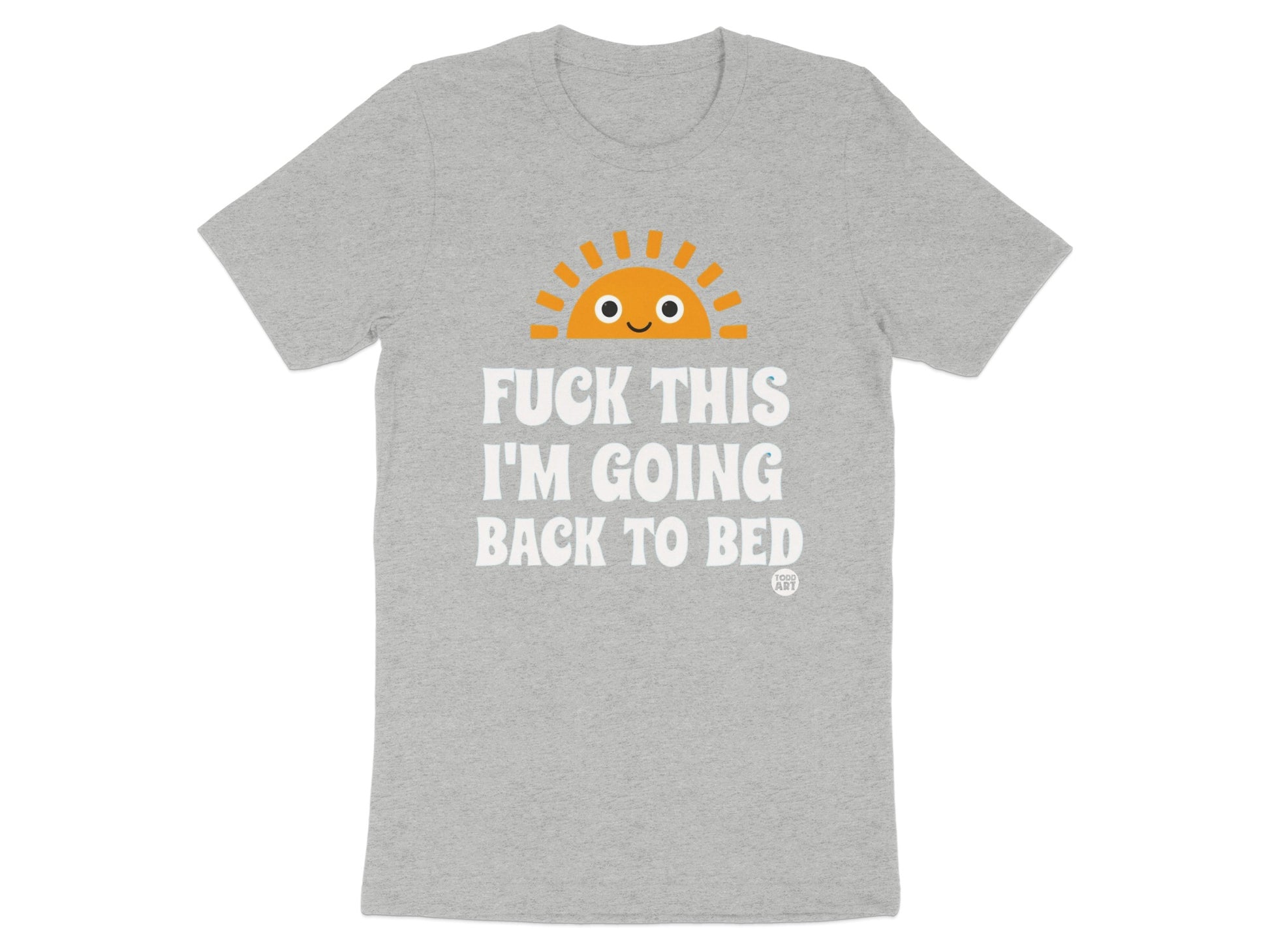 Funny Sun I'm Going Back To Bed Graphic T-shirt product type