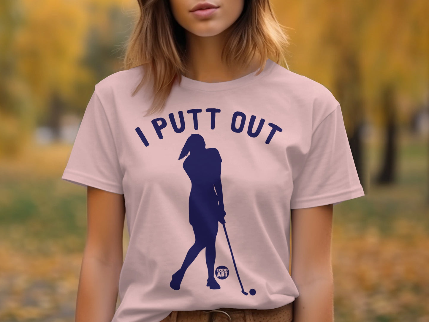 I Putt Out Graphic Tee for Casual Style Golf Enthusiasts