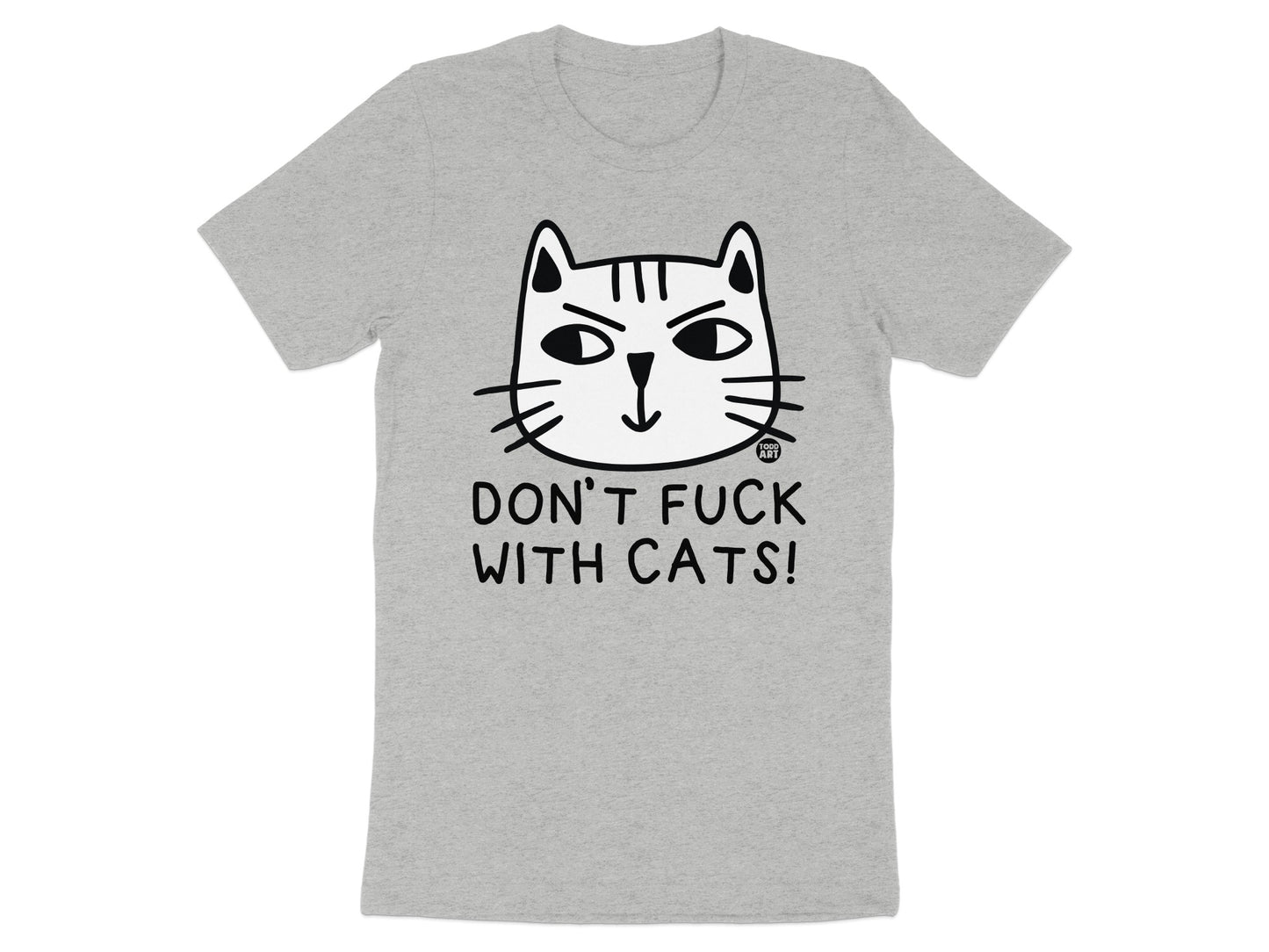 Funny Cat Graphic Tee Statement T-Shirt Product