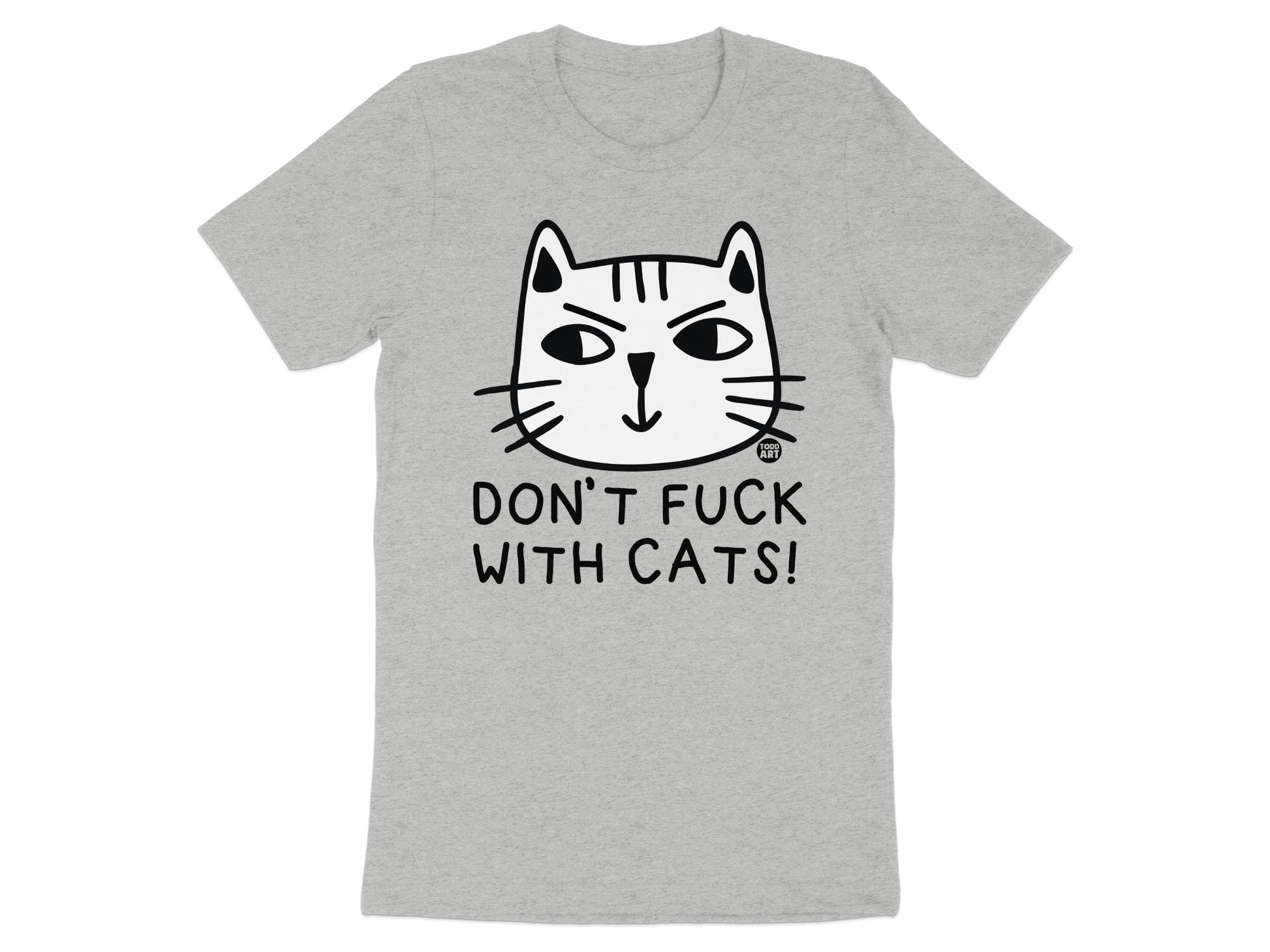 Funny Cat Graphic Tee Statement T-Shirt Product