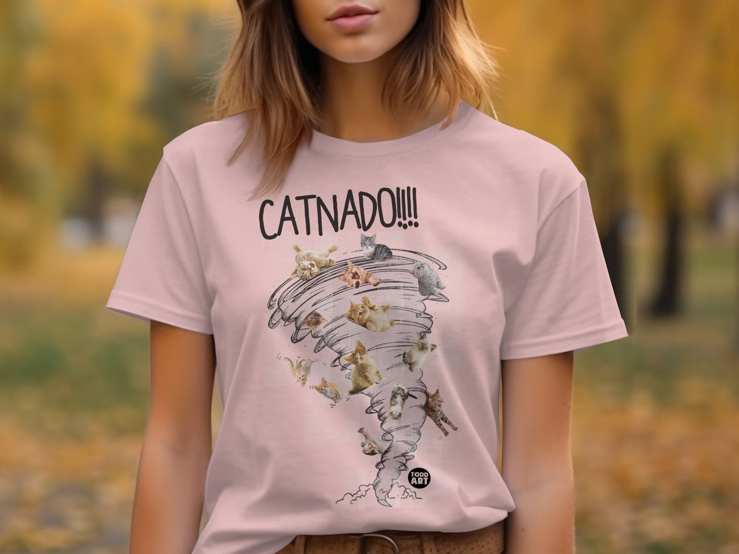 CATNADO!!! Tornado of Cats Graphic T-Shirt product type