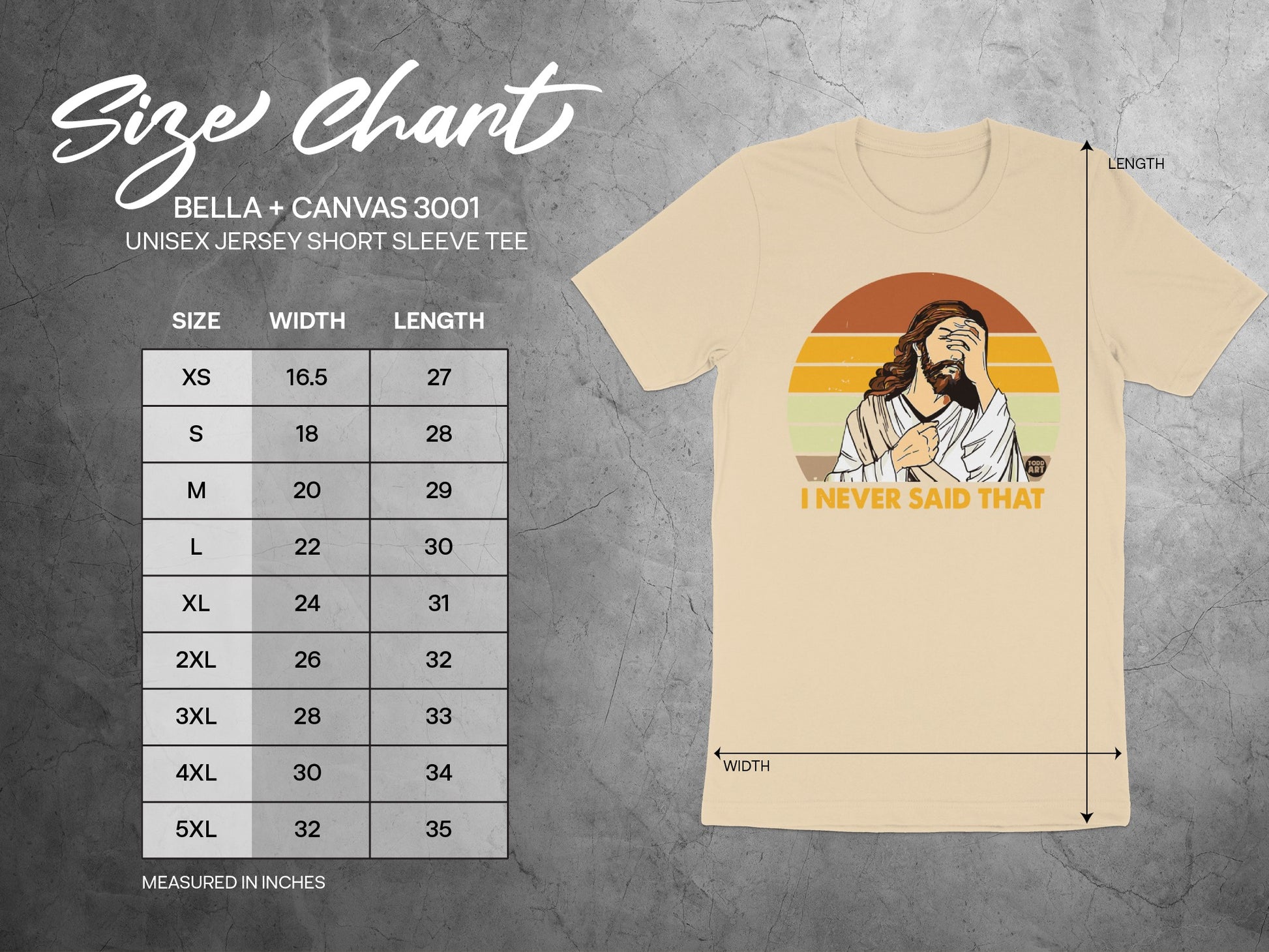 I Never Said That Unisex Jersey Short Sleeve Tee product type