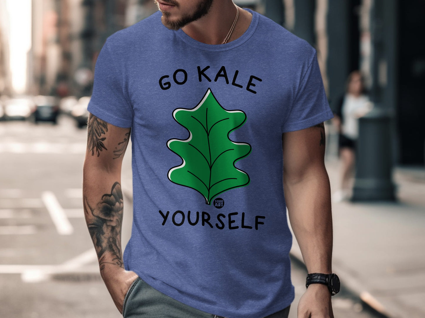 Go Kale Yourself Graphic Tee for a Humorous Style