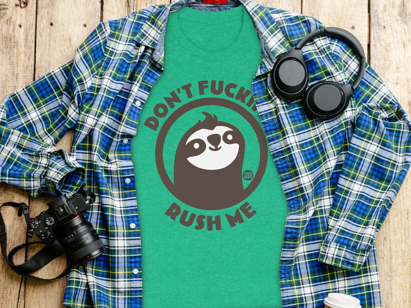 Don't Rush Me Sloth Graphic Sloth T-Shirt